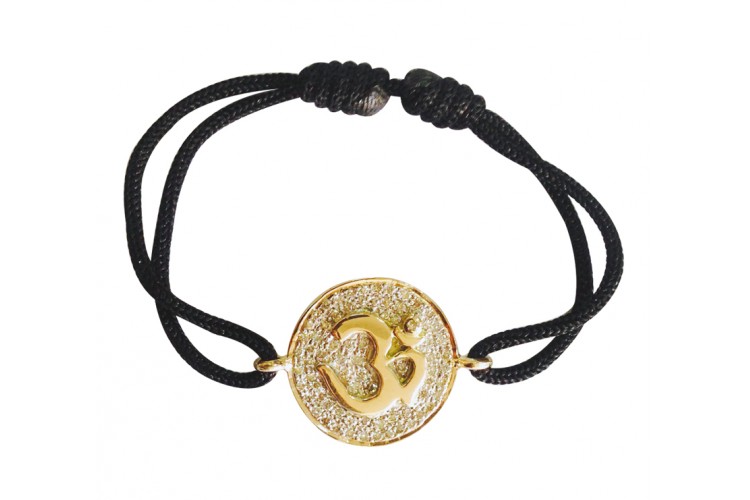 Buy Om Pave' Diamond Bracelet Online in India at Best Price - Jewelslane